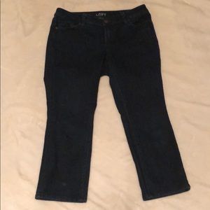 Loft petite crop jeans
